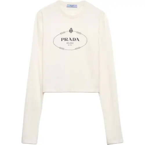 Prada printed jersey T-shirt