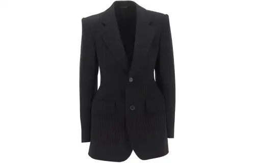 Balenciaga Single Breasted Long Sleeved Blazer