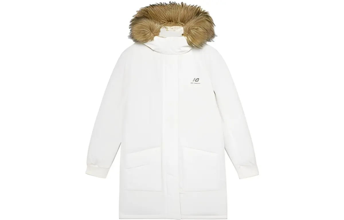 New Balance Down Jackets Women's White Hooded Moderate Other