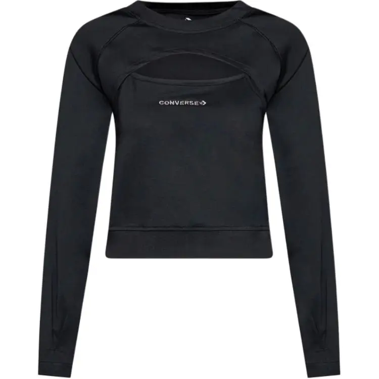 Converse Raglan Sleeve T Shirt Women's Black