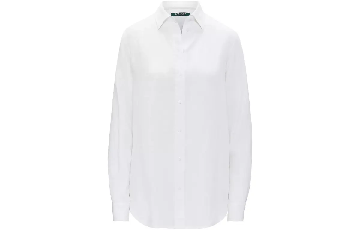 Lauren Ralph Lauren Relaxed Fit Roll Tab Sleeved Shirt