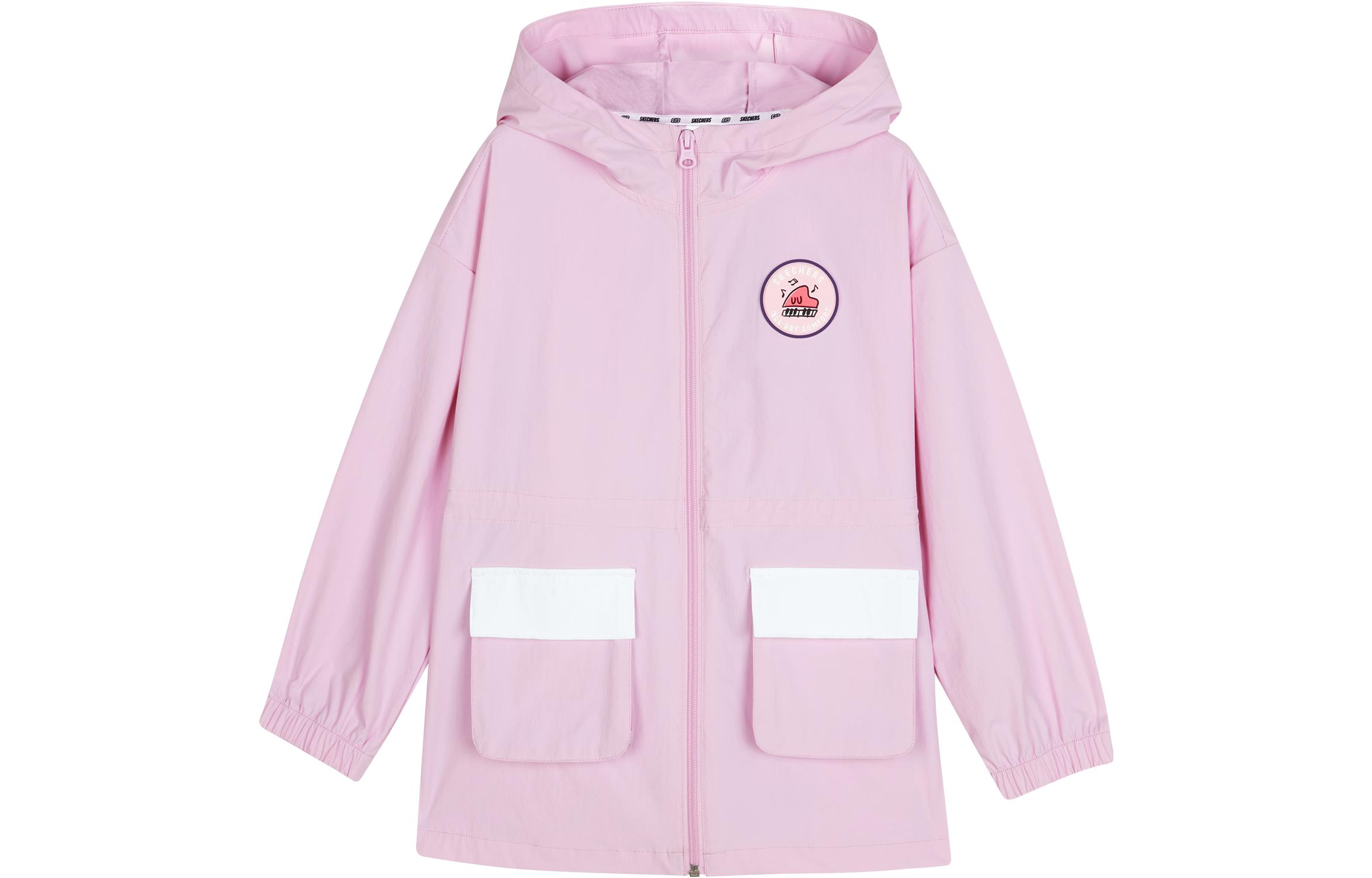 Skechers Colorful Jackets Women's Lavender Pink Hooded Moderate Other