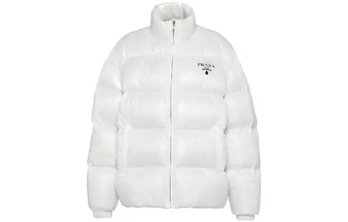 PRADA Re Nylon Hooded Down Jacket 'White'