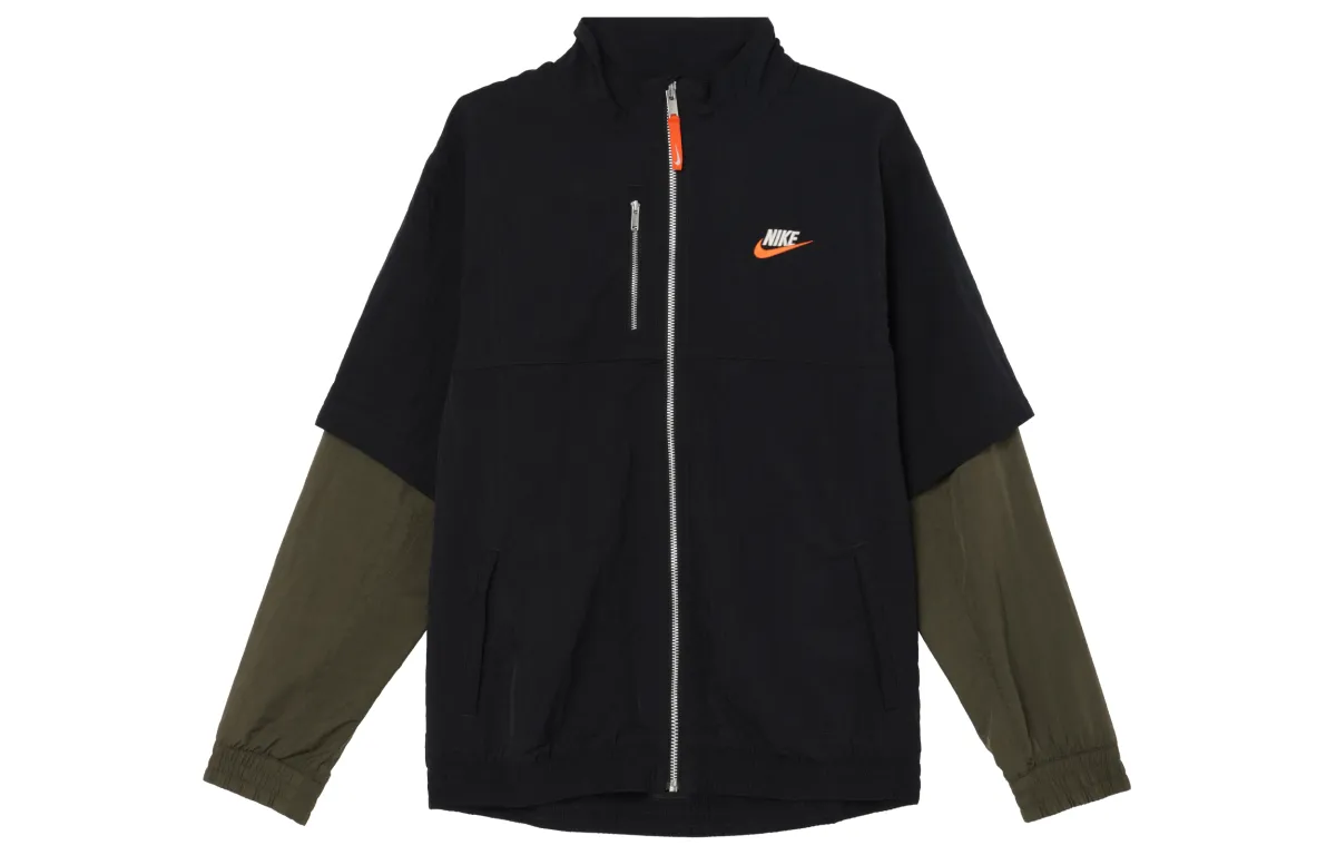 Nike Jackets Women's Black Stand Collar Moderate Other