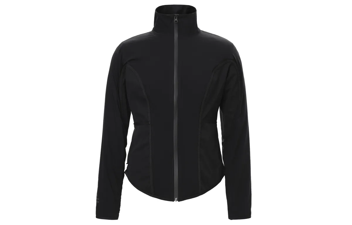 Nike Jackets Women's Black Stand Collar Moderate Nipped-in Waist
