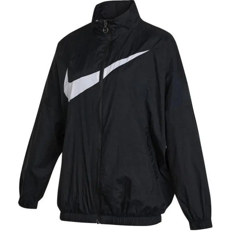 Nike Jackets Women's Black Stand Collar Moderate Other