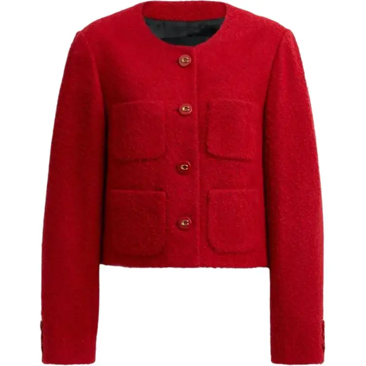 COACH FW24 Jackets & Coats Women's Red