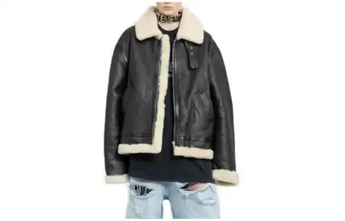 Vetements Jackets Women's Black Lapel Moderate