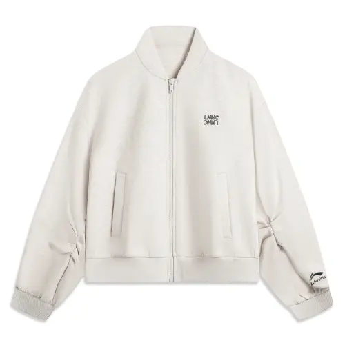 Li Ning Sports Life Collection Jackets & Coats Women's Heather Gray Tile Gray