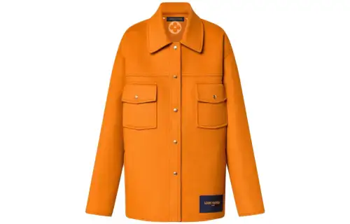 LOUIS VUITTON Pre Owned 2010s Wool Shirt Jacket