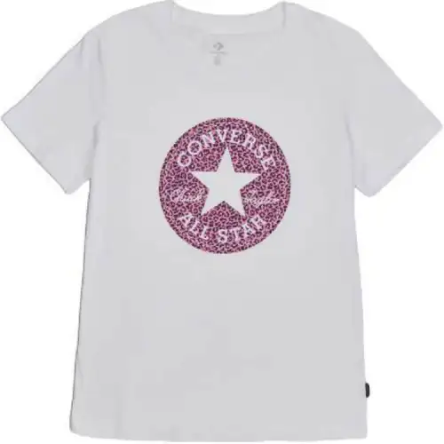 Converse T Shirts Women's White Crew Neck Moderate Other