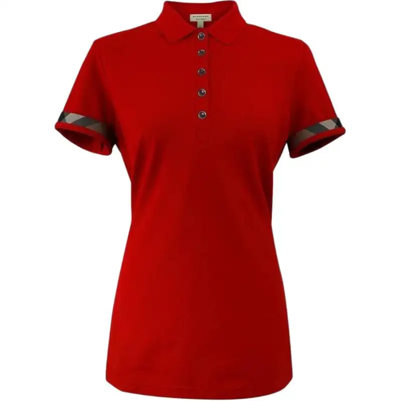 Burberry Polo Shirt Women's Red