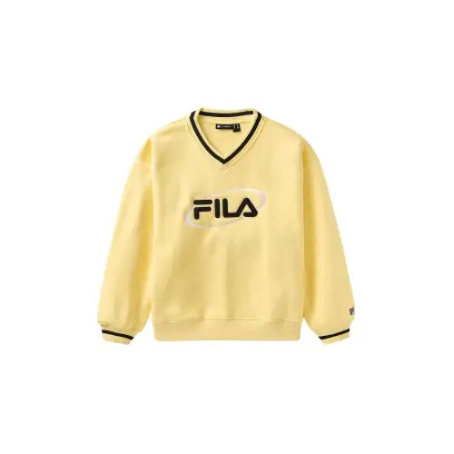 FILA Shirts Women's Yellow 702 V Neck Moderate