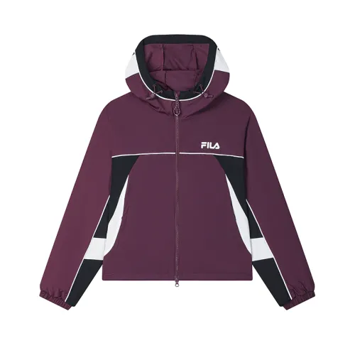 FILA Woven Coat Women's Italy Version Plum
