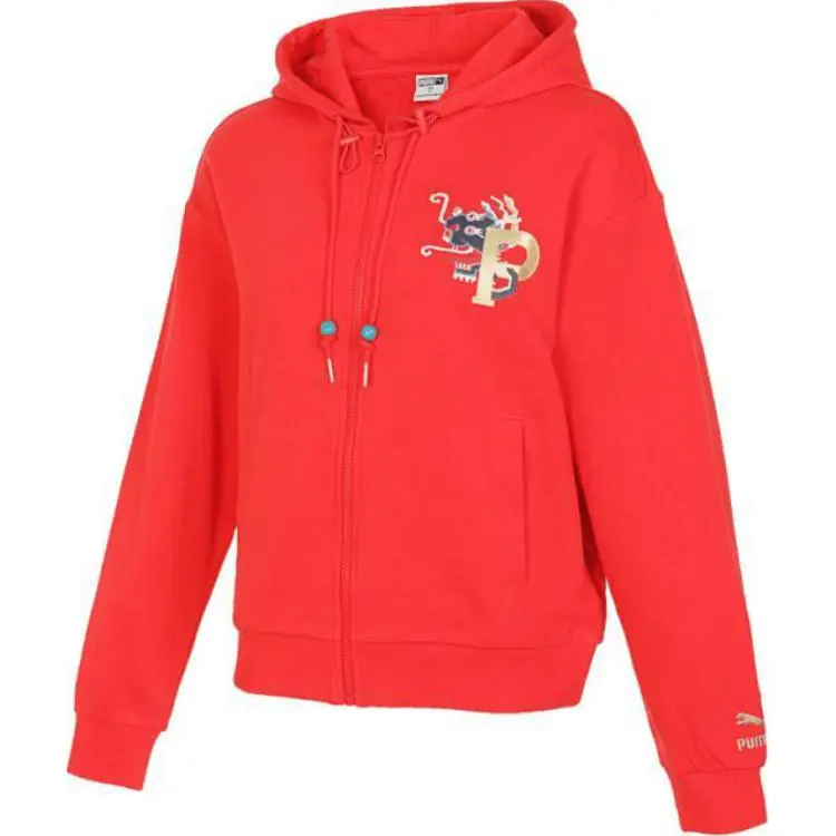 PUMA Jackets & Coats Women's Orange Red