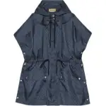 GUCCI Jackets Women's Blue Hooded Moderate Other