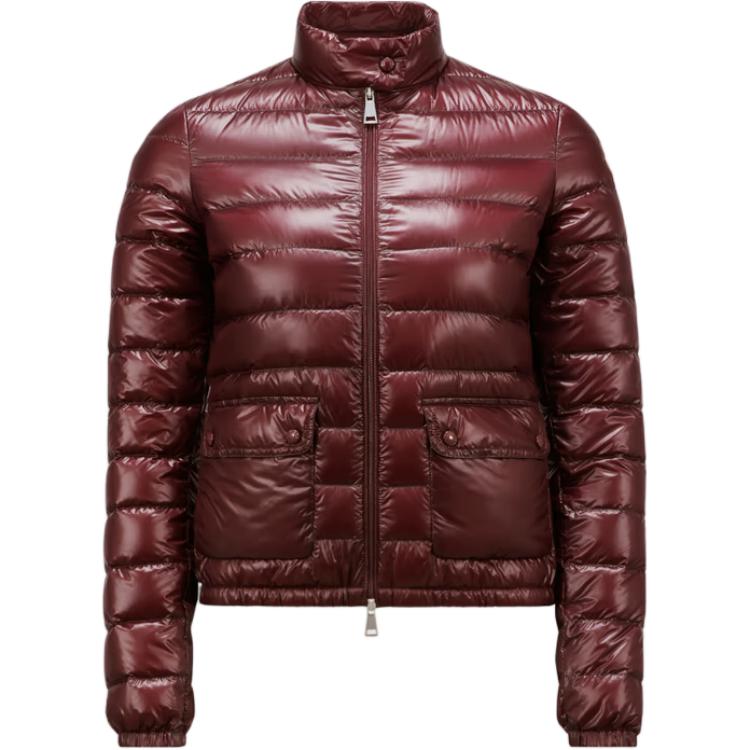 Женская куртка Moncler Lans (бордовая)