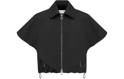 DIOR Short Cloak Shirt Women's Black