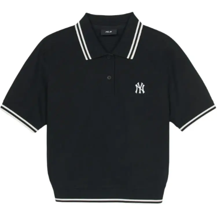 MLB New York Yankees Polo Shirt Women's Black