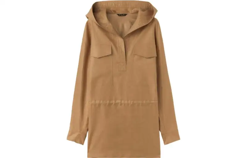 Loro Piana Bardhyl Drawstring Waist Hooded Jacket