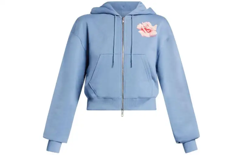 KENZO Rose Zip-Up Hoodie