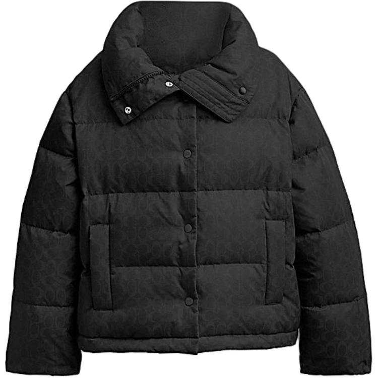 Женский пуховик COACH FW24 (черный)
