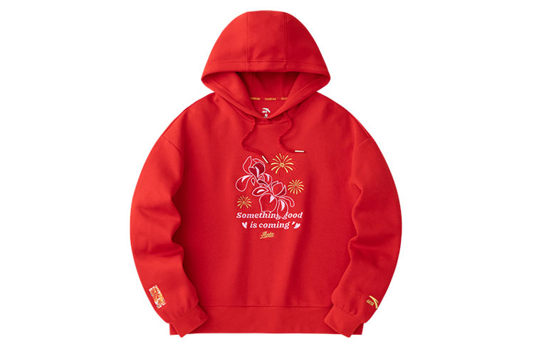 Anta Lifestyle Collection Sports Lifestyle Collection Sweatshirt Women's Rich Red
