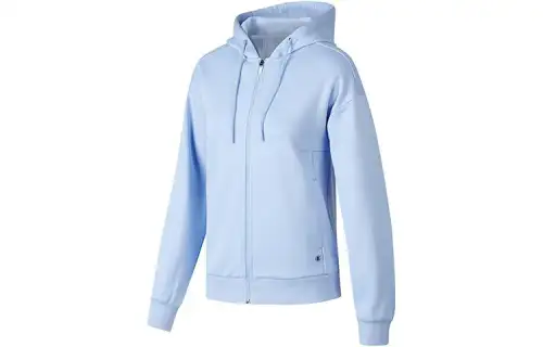 Skechers Jackets Women's Moon White Blue/02P8 Hooded Moderate Other