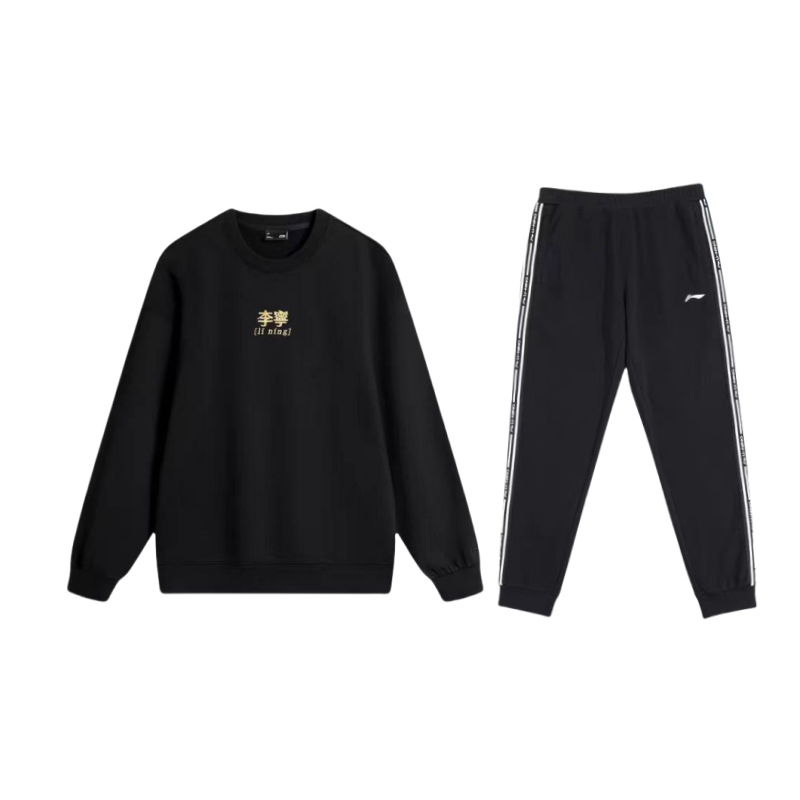 Li Ning Sports Life Collection Casual Sportswear Unisex Black