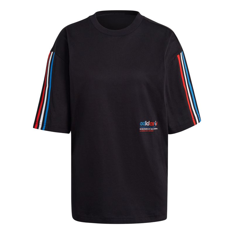 Женская футболка adidas originals Oversized Tee (черная)