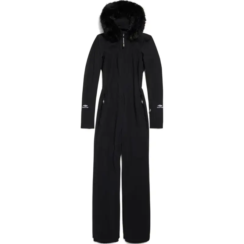 Balenciaga Ski Fitted Hooded Jumpsuit