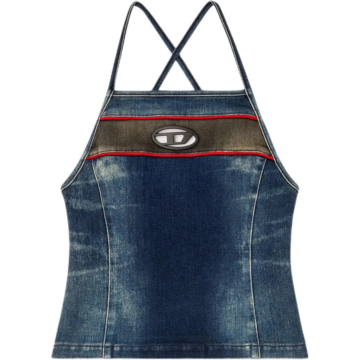 DIESEL OVAL D SS25 Camisole Women's Blue