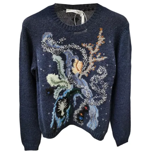 DIOR Cashmere Sweater Women's Marine Blue