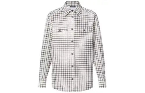 LOUIS VUITTON Check Print Shirt