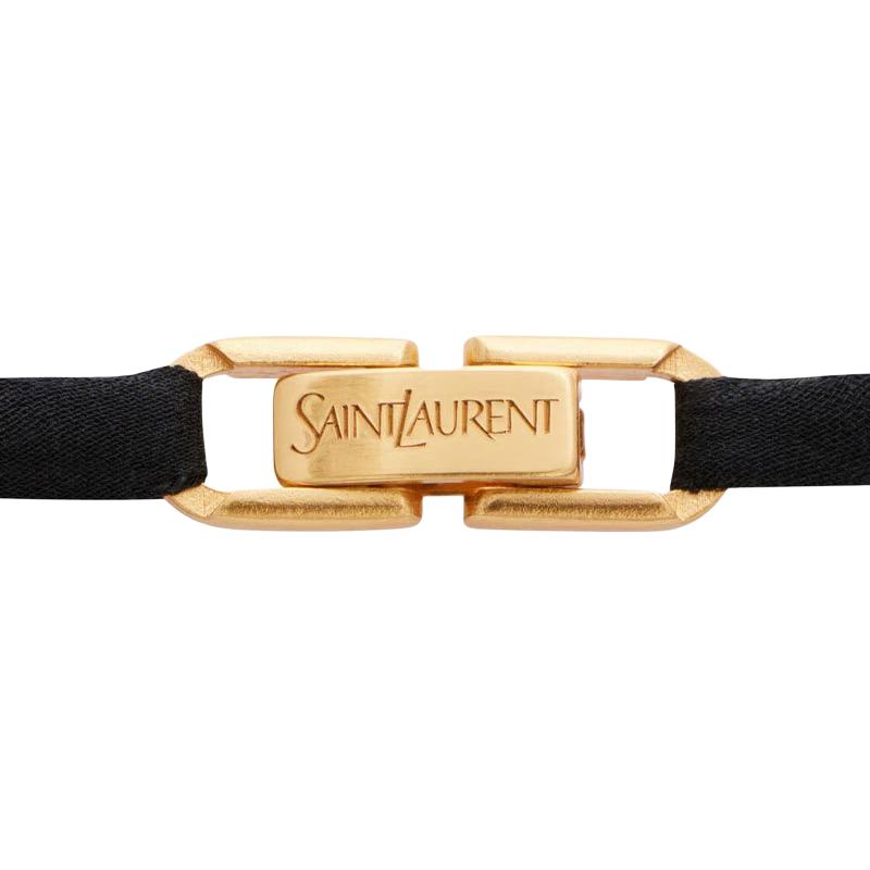 Женское боди SAINT LAURENT Silk (черное) — фото 4
