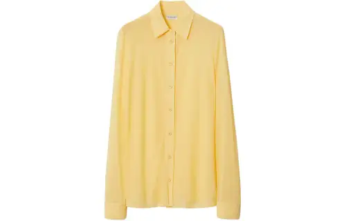 Burberry SS24 Shirt Women's Narcissus Color