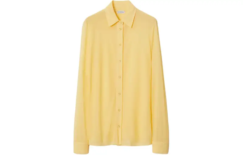 Burberry SS24 Shirt Women's Narcissus Color