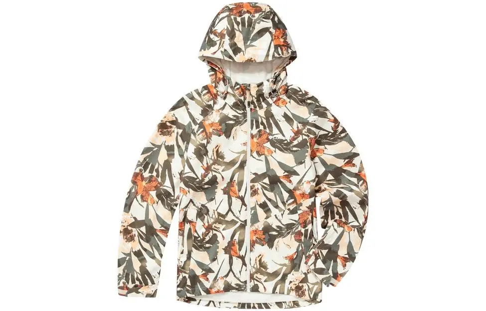 Columbia floral-print hooded jacket
