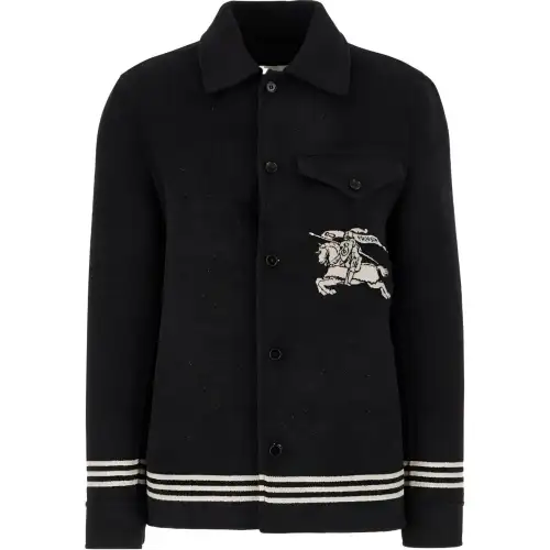 Burberry Ekd Motif Long Sleeved Jacket