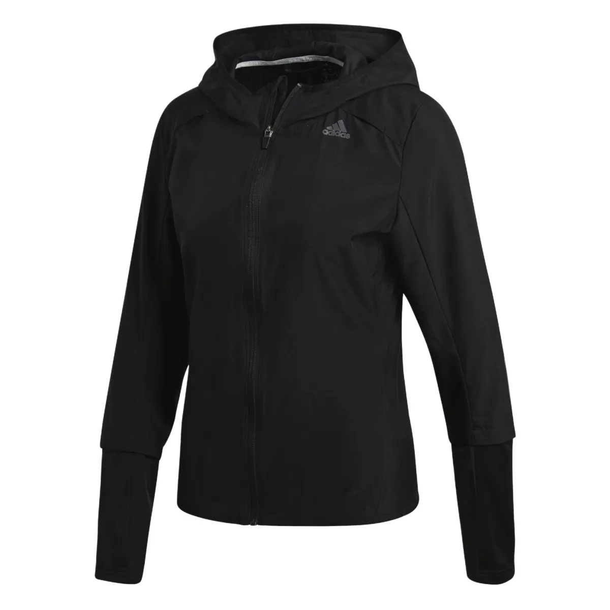 Adidas Jackets Women's Black Hooded Moderate Other