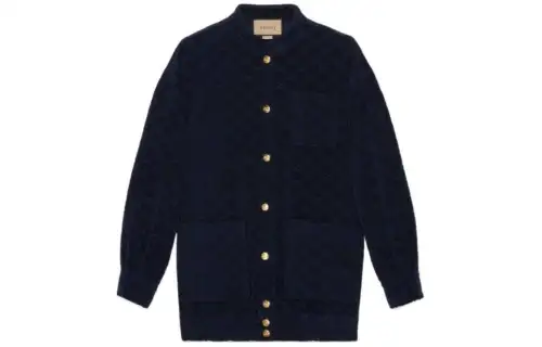 GUCCI Jackets & Coats Women's Dark Blue