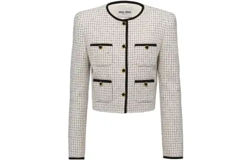 MIU MIU SS23 Jackets & Coats Women's White