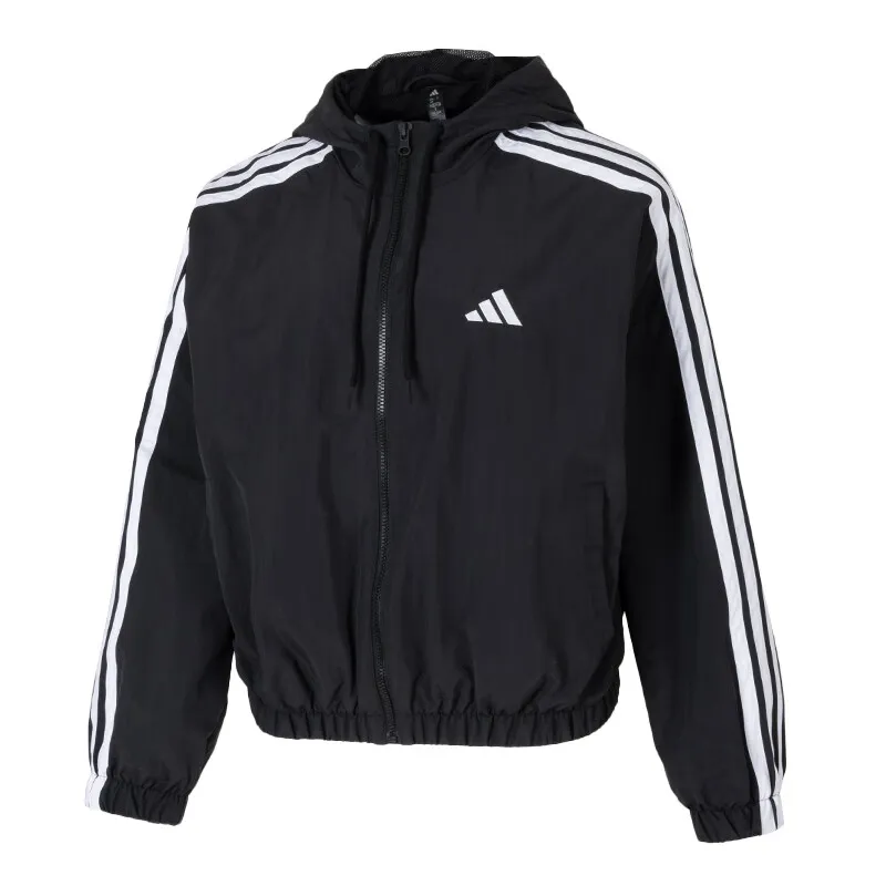Adidas 3 Stripes Jackets & Coats Women's Black