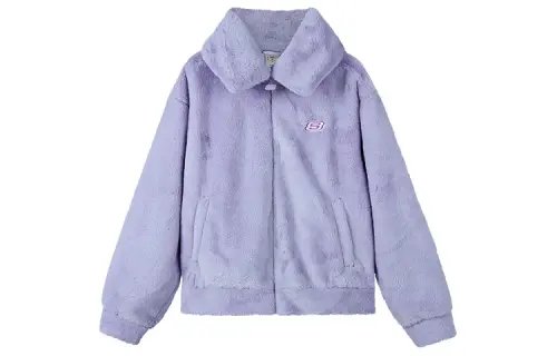 Skechers Colorful Jackets Women's Sweet Lavender Lapel Moderate Other
