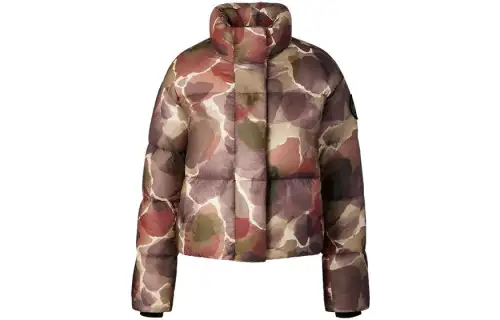 Canada Goose Down Jacket Women's Plant Print
