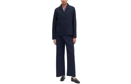 UNIQLO X INES DE LA FRESSANGE UNIQLO X Ines De La Fressange Jackets Women's Navy Blue Lapel Moderate Other