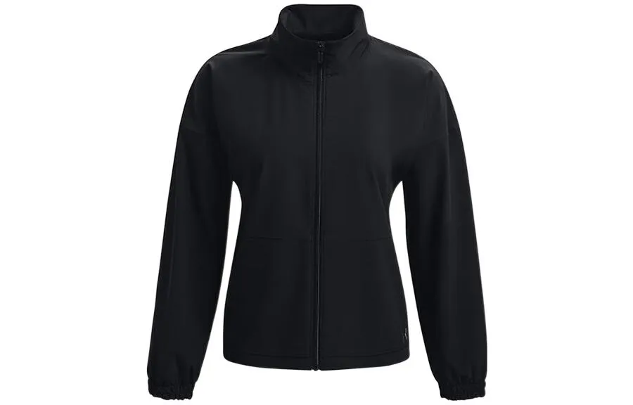 Under Armour Jackets Women's Black Stand Collar Moderate Other
