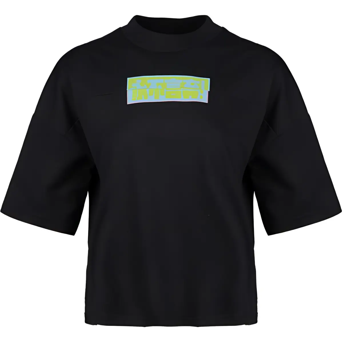 Adidas Drop Shoulder Sleeve T Shirt Women's Black