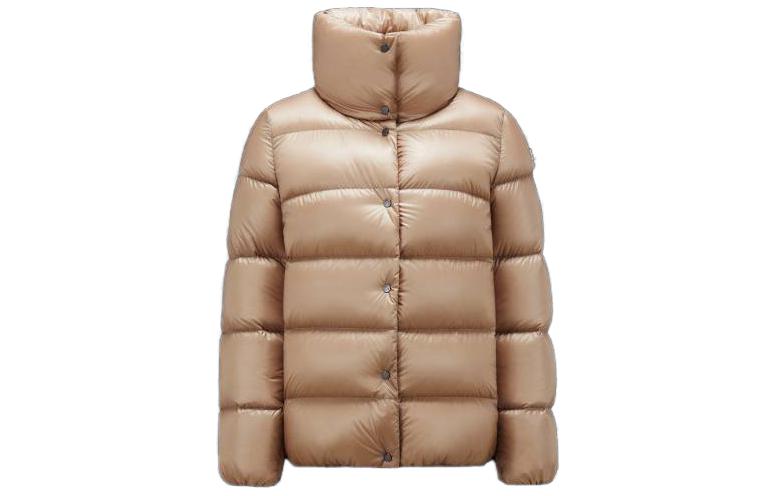 Женский пуховик Moncler (бежевый)