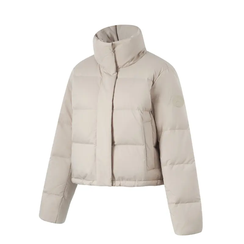 Li Ning Down Jacket Women's Dusty Gray